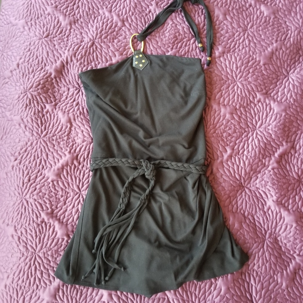 Super sexy black romper with skort